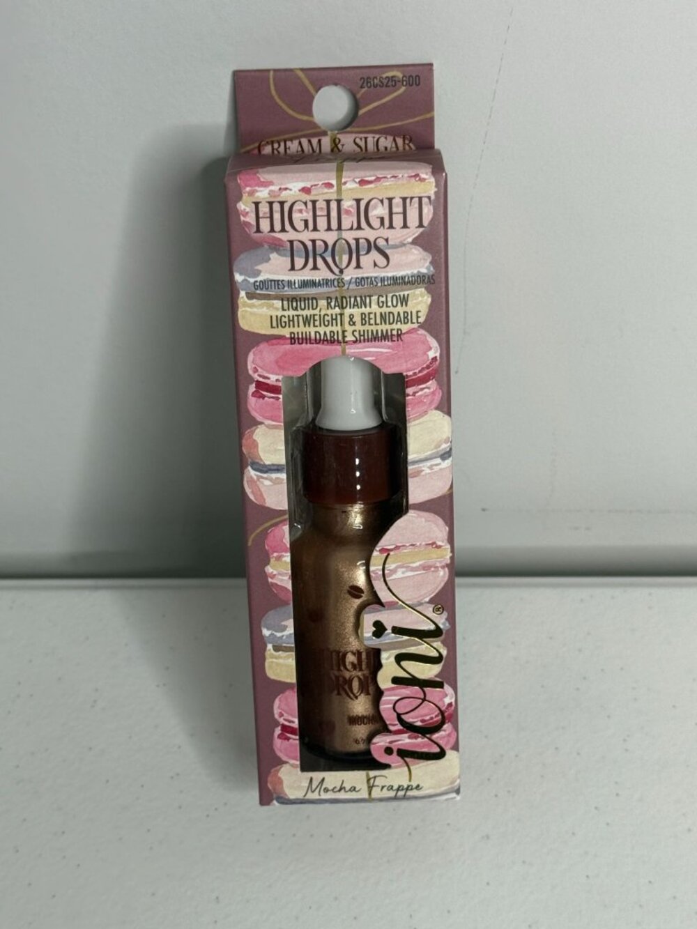 Ioni Cream & Sugar Mocha Frappe Golden Tan Highlight Drops Coffee New